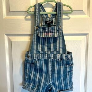 BNWT Girls DKNY short overalls size 6X